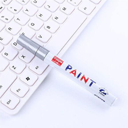 Epoksi Varak Kalem Paint Marker (1 Adet)  Gümüş