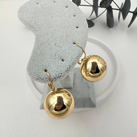 Gold Top Küpe