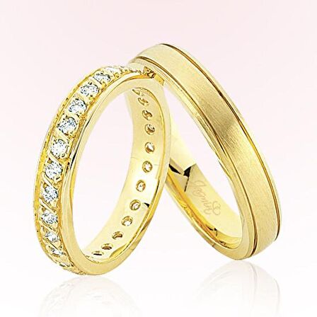 Harem Altın Tamtur Model Altın Alyans 3106