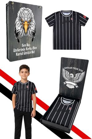 BEŞİKTAŞ ÇOCUK T-SHIRT UV KUTU HEDİYELİ