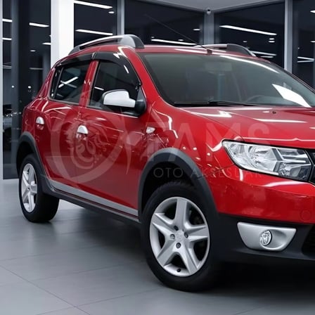 Dacia Sandero Stepway Krom Yan Kapı Çıtası 4 Kapı 2012> Paslanmaz Çelik