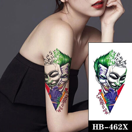 Geçici Joker Dövme Tattoo