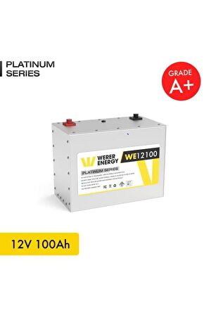 12V 100Ah LiFePO4 Platinum Series Bluetooth'lu Lityum Demir Fosfat Akü