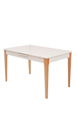 Paris Rodi Banklı Lak Panel Mutfak Masa Sandalye Takımı 80x130cm