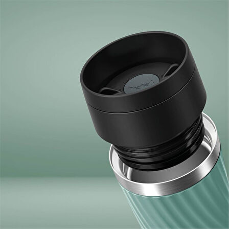 Travel Mug Easy Twist Termos Yeşil - 0.36L