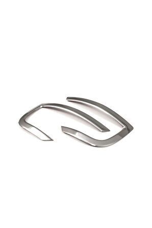 Dacia Duster Krom Arka Reflektör Çerçevesi 2 Parça 2018-2023 Paslanmaz Çelik