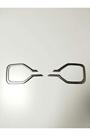 Daci.a. Sandero Krom Sis Çerçevesi 2 Parça 2020> Paslanmaz Çelik