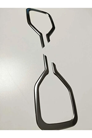 Daci.a. Sandero Krom Sis Çerçevesi 2 Parça 2020> Paslanmaz Çelik