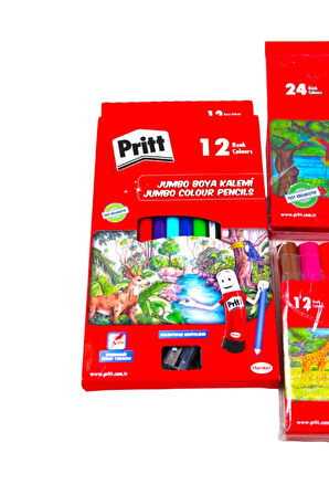 Pritt Anaokulu ve İlkokul 4 Parça Premium Boya Seti