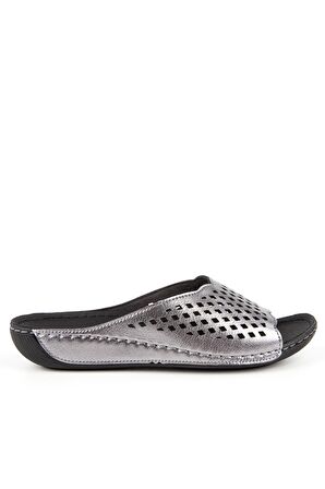 Muya 31126 Flynn Casual Günlük Metalik Kadın Terlik