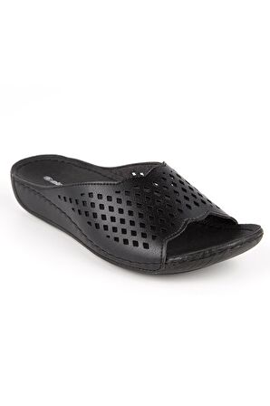 Muya 31126 Flynn Casual Günlük Siyah Kadın Terlik