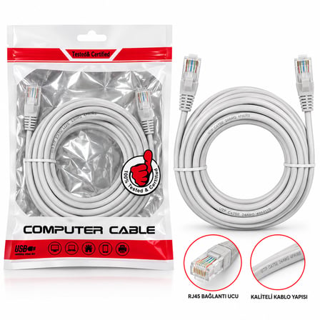 CAT6 Ethernet Data Kablosu 10 m
