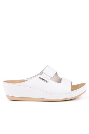 Muya Panna Anatomik Taban Jel Destekli Dört Mevsim Kadın Terlik