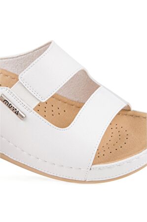 Muya Panna Anatomik Taban Jel Destekli Dört Mevsim Kadın Terlik