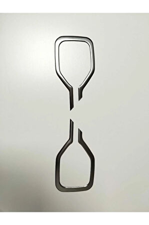 Dacia Jogger Krom Sis Çerçevesi 2 Parça 2021> Paslanmaz Çelik