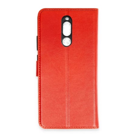 Mey İthalat®    Mi 8 Trend S Plus Kapaklı Kılıf - Kırmızı