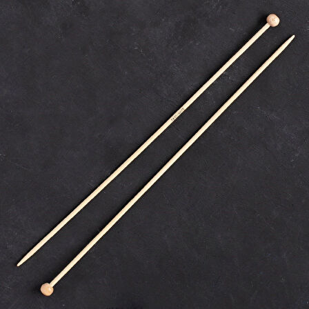 Addi Premium 3mm 25cm Bambu Örgü Şişi - 5007025-03