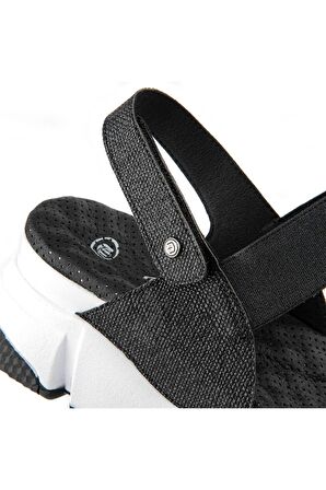 Muya 31187 Z Keid Platform Siyah Kadın Sandalet