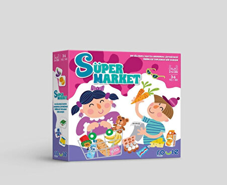 Eğitici Çocuk Oyunu Süpermarket Alışveriş Listesi