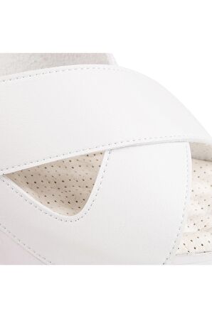 Muya 31210 Z Penelope Platform Beyaz Kadın Terlik