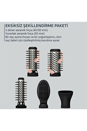 Rowenta Brush Activ UB9540F0 5in1 Saç Şekillendirme Seti