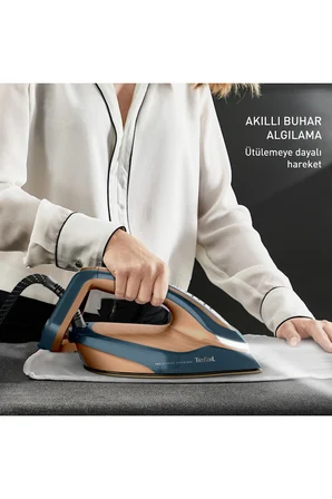 Tefal 9 Bar Yüksek Buhar Basınçlı Kazanlı Ütü, Güçlü ve Kesintisiz Buhar, Akıllı Hareket Sensörü 