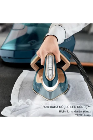 Tefal 9 Bar Yüksek Buhar Basınçlı Kazanlı Ütü, Güçlü ve Kesintisiz Buhar, Akıllı Hareket Sensörü 