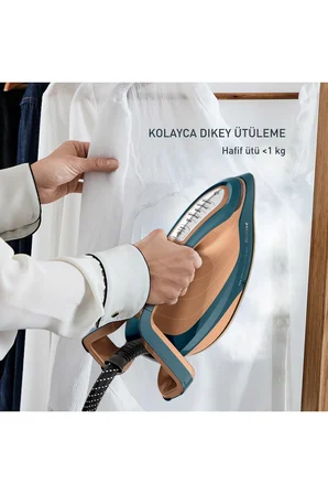 Tefal 9 Bar Yüksek Buhar Basınçlı Kazanlı Ütü, Güçlü ve Kesintisiz Buhar, Akıllı Hareket Sensörü 