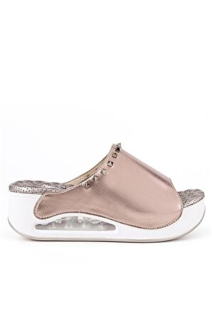Anatomik Air Max Tabanlı Kadın Terlik Platin