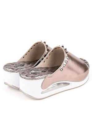 Anatomik Air Max Tabanlı Kadın Terlik Platin