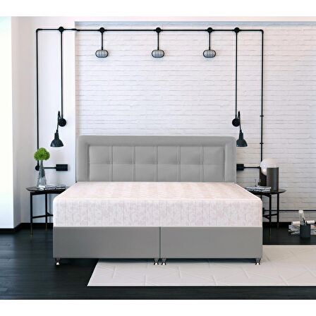Asur Yatak Sandıklı Baza Başlık Set 90*190