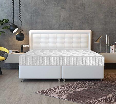 Aztek Yatak Sandıklı Baza Başlık Set 90*190
