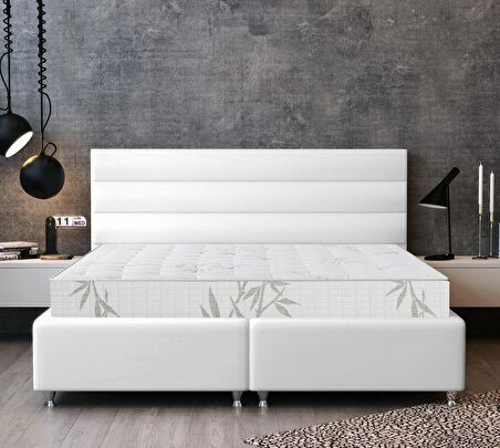 Urartu Yatak Sandıklı Baza Başlık Set 90*190