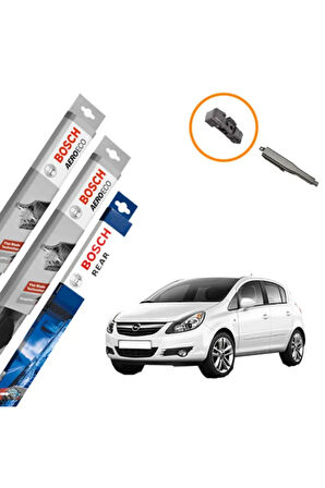 Opel Corsa Muz Silecek Takımı Ön Arka Aeroeco 2006-2015
