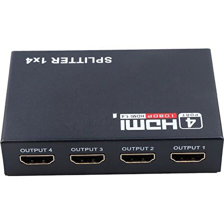 PrimeX PX-5004 1080P 2K 4K UHD 4 Port HDMI Splitter (Adaptörlü)