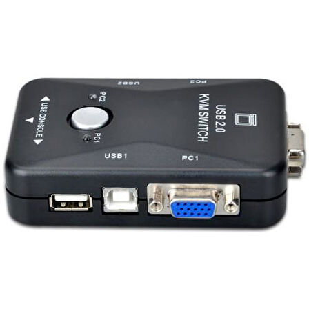 PrimeX PX-2740 USB KVM Switch 2 Port Manuel
