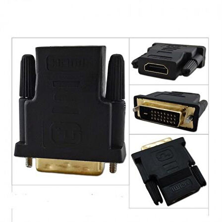 PrimeX PX-1815 (24+1)M DVI TO HDMI F Adaptör (DVI Erkek-HDMI Dişi)