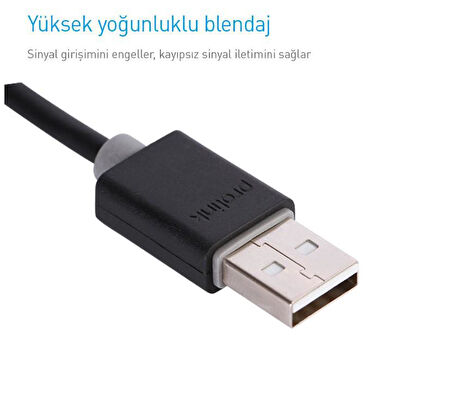 PrimeX Prolink PB467-0100 1 Metre USB Uzatma Kablo, Kısa Usb Uzatma Kablo