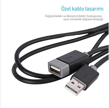 PrimeX Prolink PB467-0100 1 Metre USB Uzatma Kablo, Kısa Usb Uzatma Kablo