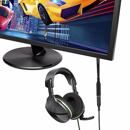 PrimeX PX-8005 Tek Girişli Kulaklığı Bilgisayara Bağlama, Kulaklık ve Mikrofon Ayırıcı, 1 Dişi 2 Ekek 3.5mm Jak Mikrofonlu Kulaklık Ayırıcı, Çevirici