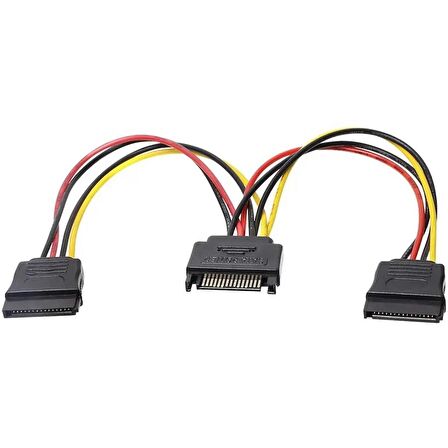 PrimeX PX-4426 Sata to Sata Çoklayıcı , Sata Pin Dişi-2 Port Sata Erkek Çoklayıcı, Sata Y Kablo Splitter Hdd Bağlantı Kablosu