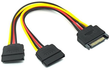 PrimeX PX-4426 Sata to Sata Çoklayıcı , Sata Pin Dişi-2 Port Sata Erkek Çoklayıcı, Sata Y Kablo Splitter Hdd Bağlantı Kablosu