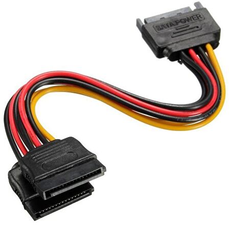 PrimeX PX-4426 Sata to Sata Çoklayıcı , Sata Pin Dişi-2 Port Sata Erkek Çoklayıcı, Sata Y Kablo Splitter Hdd Bağlantı Kablosu