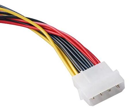 PrimeX PX-5101 3 port Sata Çoklayıcı, Molex to 3xSata Power Hdd/DVD/SSD PSU Güç Kablosu