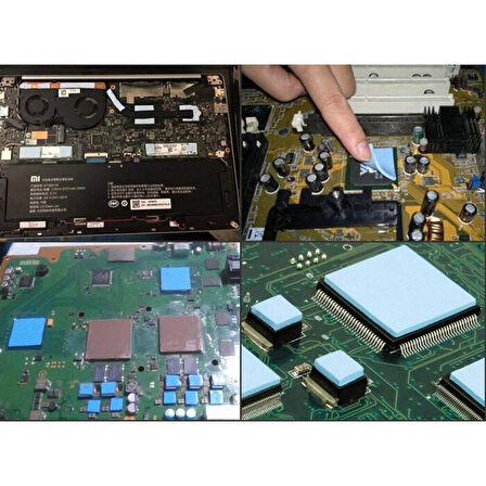 PrimeX PX-PAD20 10x10 cm 1mm 20Gr Yüksek İletken Termal Pad, Mavi Thermal Pad (M2 ssd, Chipset, Cep telefonu, Notebook, PS4,PS5 Uyumlu)
