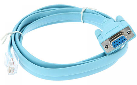 Cisco 72-3383-01 Rev.a2 Db9 To RJ45 Console Kablosu, Cisco Konsol Kablosu, LL97744 CSA AWM FT2 ORJ. Cisco Konsol Kablosu