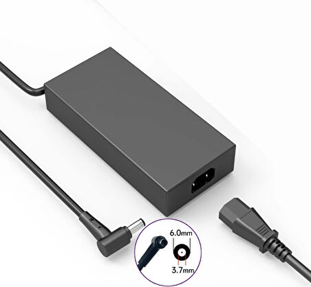 Fast C24 280W 20V 14A Asus Notebook Şarj Aleti (6.0 * 3.7mm iğneli), Asus 20V 14A Şarj Adaptörü