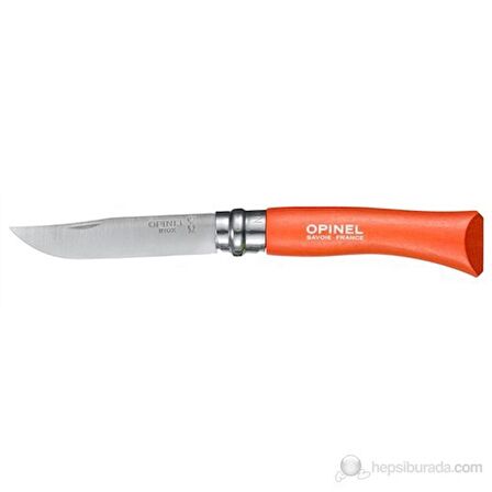 Opinel Inox 7 No Turuncu Renkli Çakı (001443)