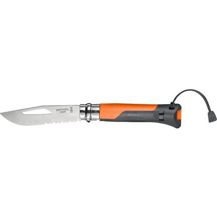 Opinel Inox 8 No Paslanmaz Çelik Çakı (Turuncu)