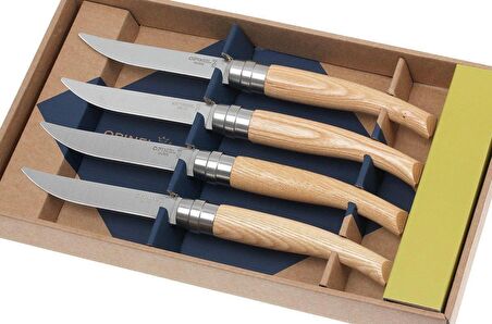 Opinel OP-001828 Table Chic 4'lü Et Bıçağı (Dişbudak Sap)